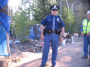 Officer leading the arrest