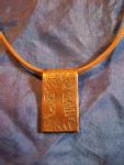 Hand Etched Necklace