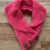 Pink neck warmer with buttons