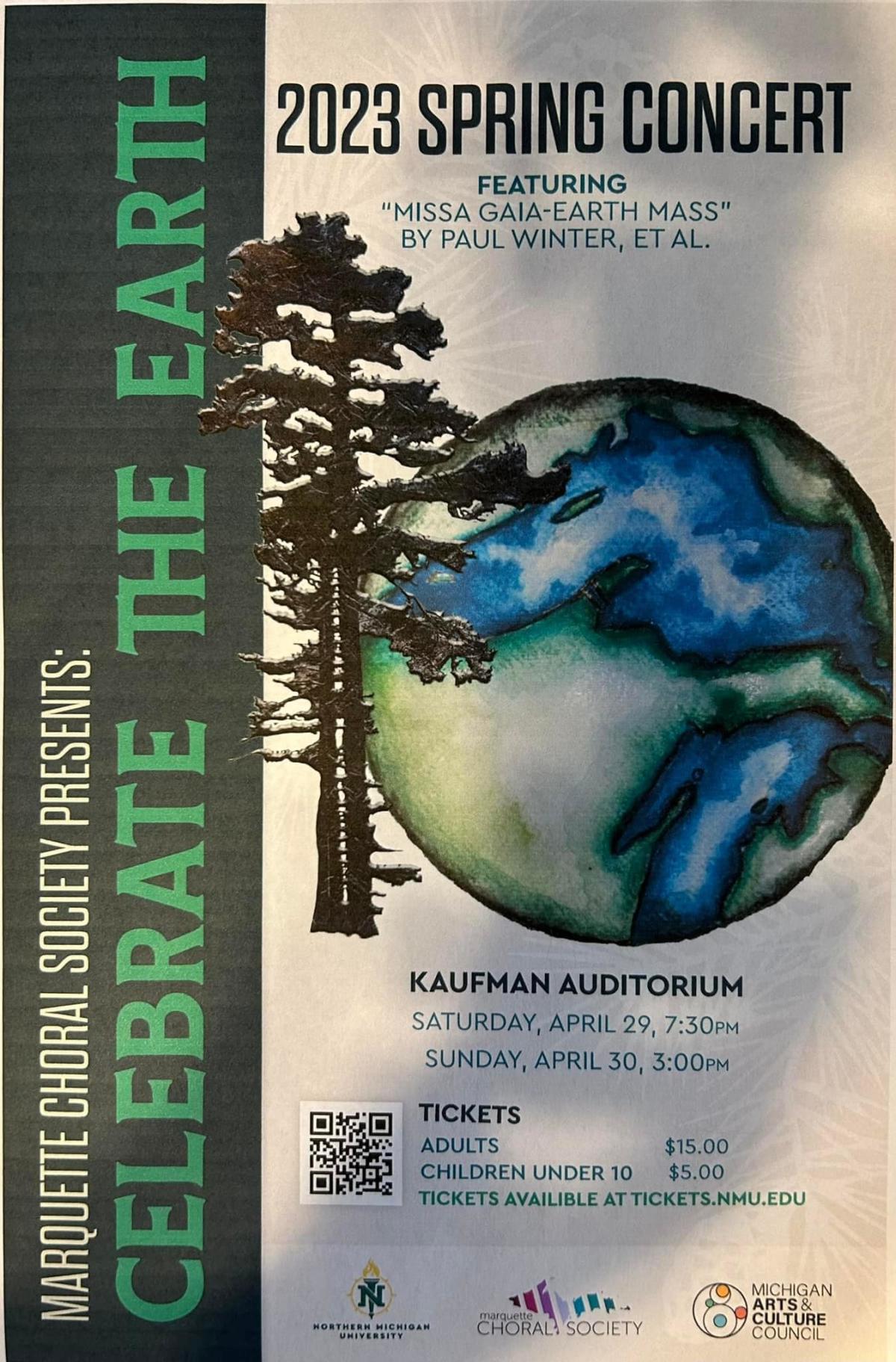 Earth Day concert poster