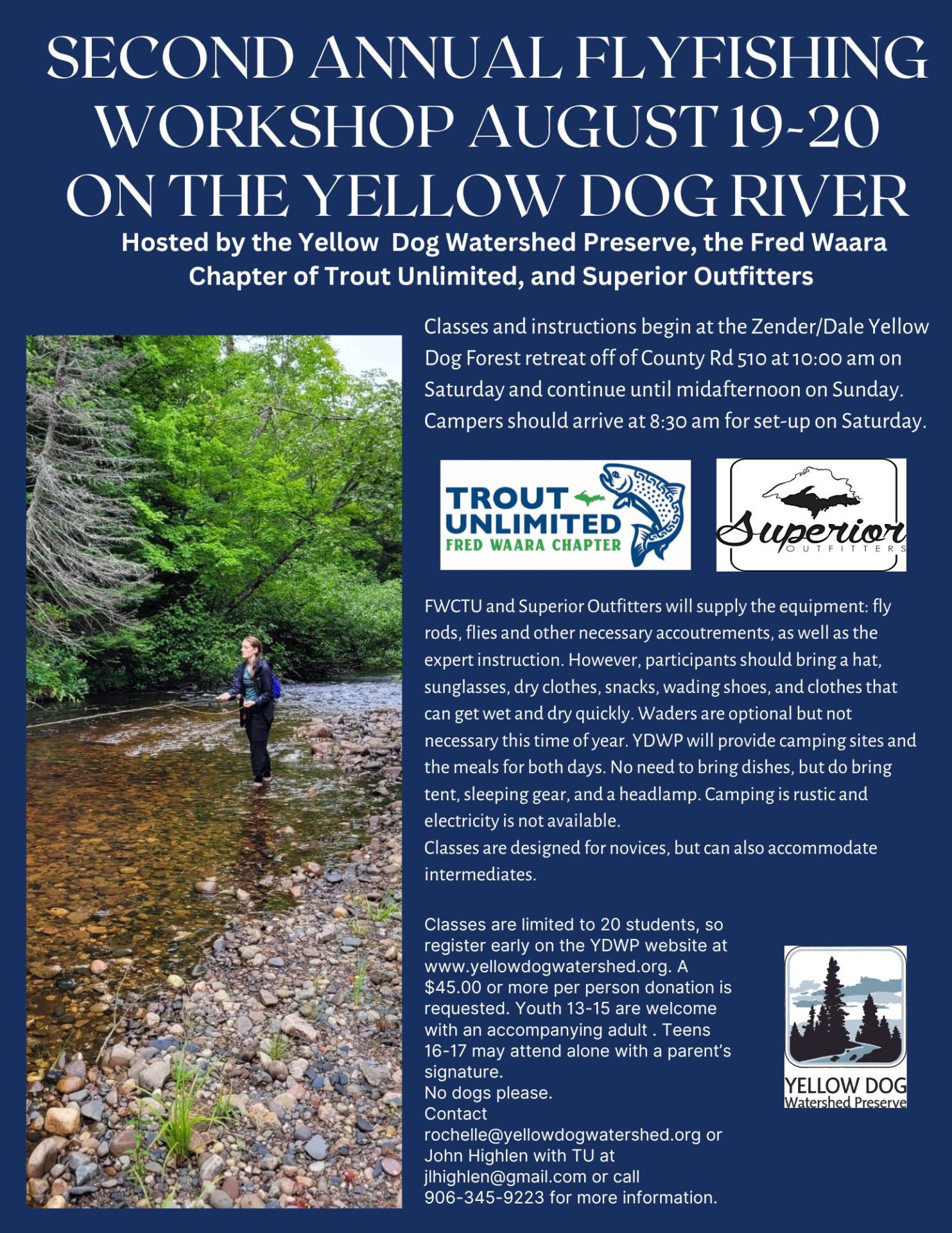 Second Annual Flyfishing Workshop August 19-20
