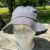 Grey bucket hat
