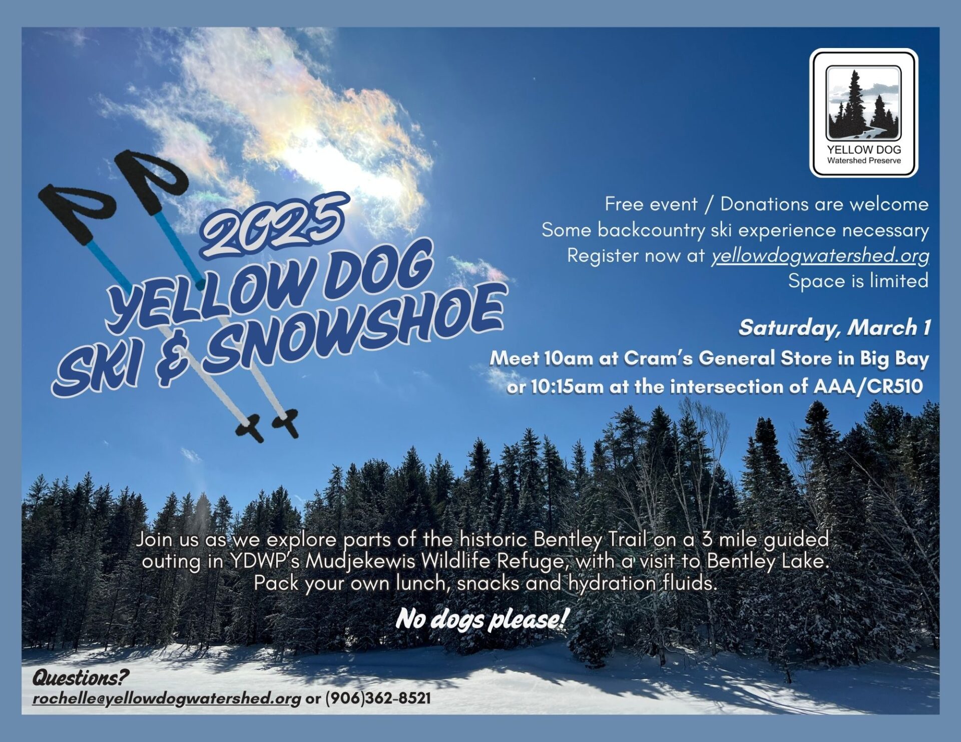 Yellow Dog Watershed Preserve Ski & Snowshoe Event