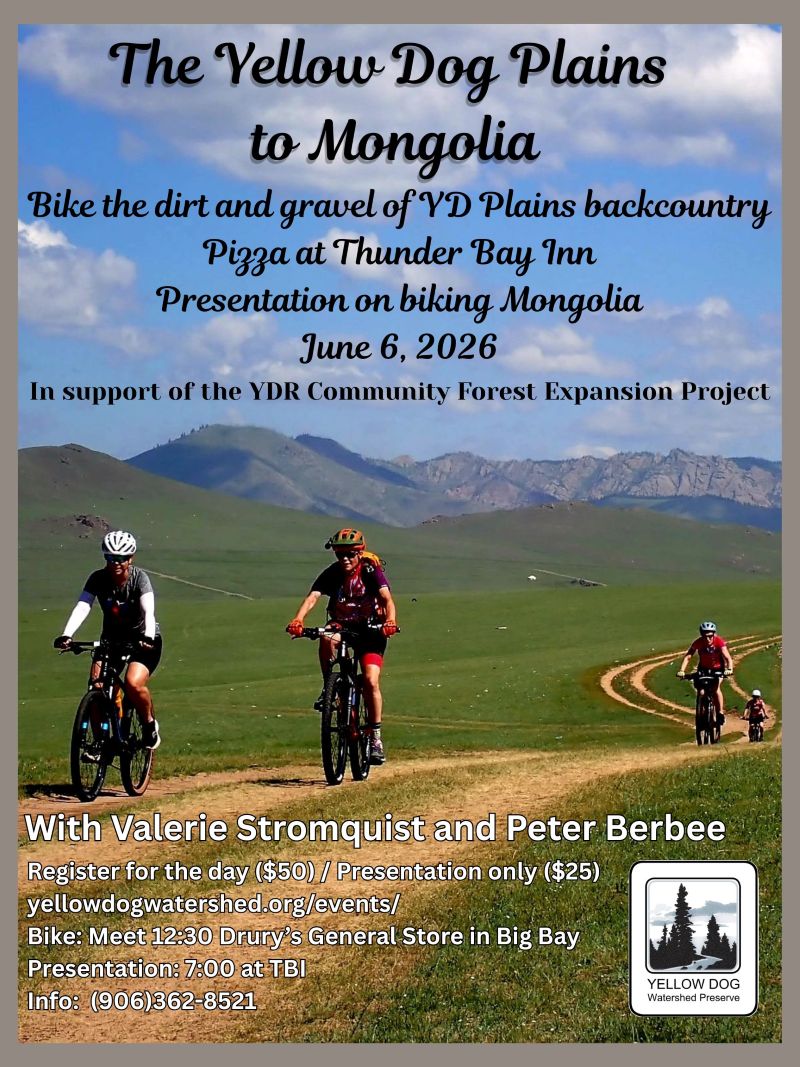 The Yellow Dog Plains to Mongolia